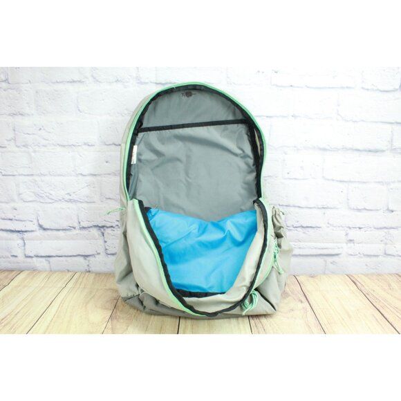 LL Bean Big Kids Comfort Carry Laptop Pack 30L School Trail Backpack Green Gray main image 7